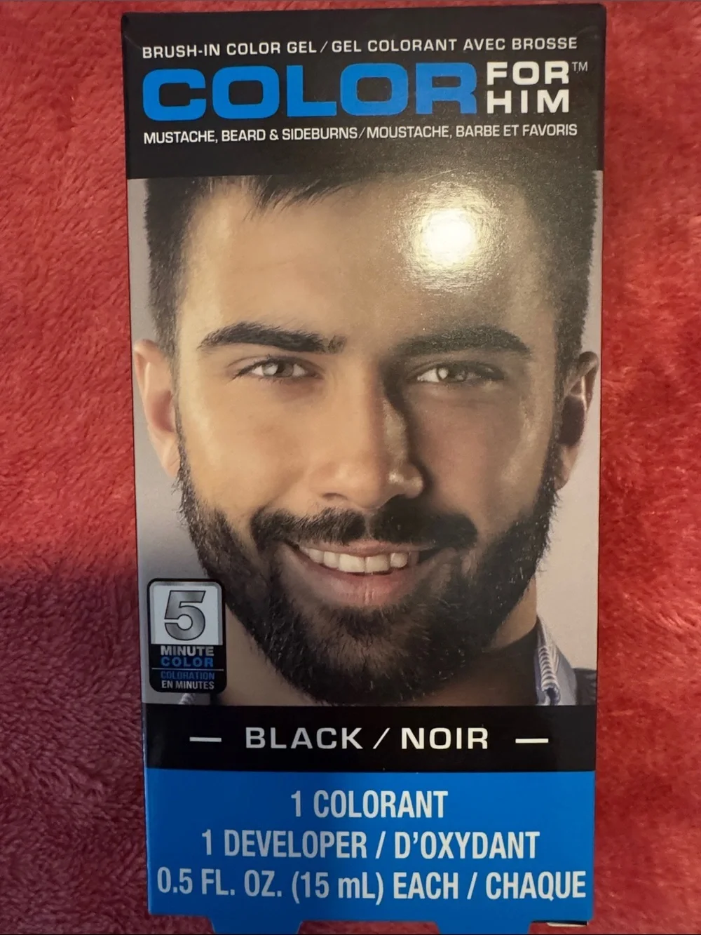 Brush-In Color Gel for Men — Black